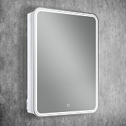 Зеркальный шкаф Art&Max Verona 60 L AM-Ver-600-800-2D-L-DS-F с подсветкой цвет Белый-4