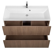 Тумба под раковину Art&Max Verona Push 100 AM-Verona-Push-1000-2C-SO-KV подвесная цвет Кадена Вуд-2