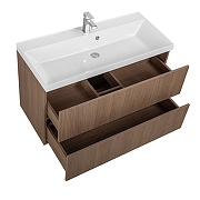 Тумба под раковину Art&Max Verona Push 100 AM-Verona-Push-1000-2C-SO-KV подвесная цвет Кадена Вуд-3