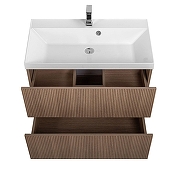 Тумба под раковину Art&Max Verona Push 80 AM-Verona-Push-800-2C-SO-KV подвесная цвет Кадена Вуд-2