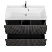 Тумба под раковину Art&Max Verona Push 90 AM-Verona-Push-900-2C-SO-KD подвесная цвет Кадена Дарк-2