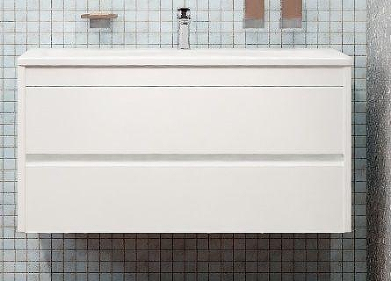 Тумба под раковину Art&Max Family 100 Family-1000-2C-SO-BL подвесная 