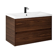 Тумба под раковину Art&Max Family M 100 Family-M-1000-2C-SO-BO подвесная цвет Дуб бурбон