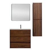 Шкаф пенал Art&Max Family M 40 Family-M-1500-2A-SO-BO подвесной цвет Дуб бурбон-5