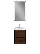 Тумба под раковину Art&Max Family M 40 Family-M-400-2C-SO-BO подвесная цвет Дуб бурбон-4