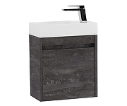 Тумба под раковину Art&Max Family M 50 Family-M-500-1D-SO-IS подвесная цвет Железный камень