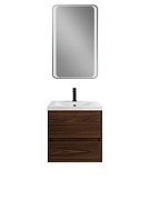 Тумба под раковину Art&Max Family M 50 Family-M-500-2C-SO-BO подвесная цвет Дуб бурбон-5