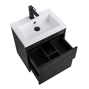 Тумба под раковину Art&Max Family M 50 Family-M-500-2C-SO-HC подвесная цвет Угольный камень-4