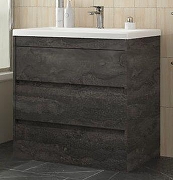 Тумба под раковину Art&Max Family M 75 FAMILY-M-750-3C-PIA-IS цвет Железный камень