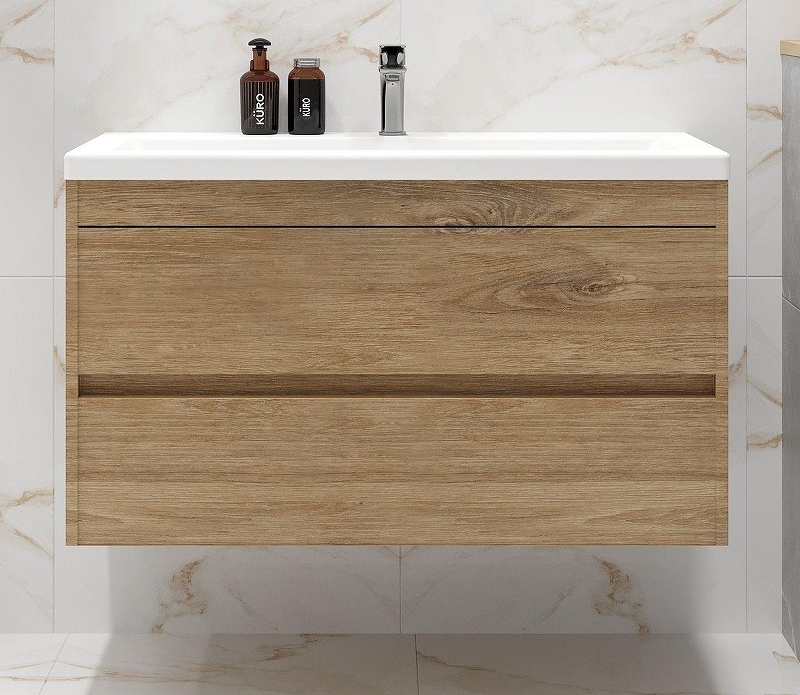 Тумба под раковину Art&Max Family M 90 Family-M-900-2C-SO-HG подвесная 