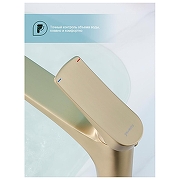 Смеситель для раковины Splenka S54.10.03 цвет Золото матовое-4