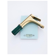 Смеситель для раковины Splenka S54.10.03 цвет Золото матовое-9