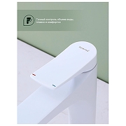 Смеситель для раковины Splenka S54.15.08 цвет Белый матовый-4