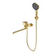 Смеситель для ванны Splenka S54.22.03 универсальный цвет Золото матовое