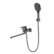 Смеситель для ванны Splenka S55.22.09 универсальный цвет Графит матовый