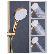 Душевая система Splenka S54.24.03 цвет Золото матовое-6