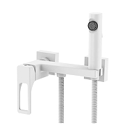 Гигиенический душ со смесителем Splenka S55.51.08 цвет Белый матовый