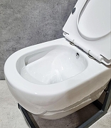 Унитаз биде CeramaLux TR-0199BD подвесной цвет Белый с сиденьем Микролифт-3