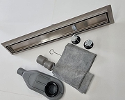 Душевой лоток CeramaLux 74 CL6138-70 с решеткой цвет Сатин / под плитку-4