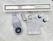 Душевой лоток CeramaLux 74 CL6138-70 с решеткой цвет Сатин / под плитку-5