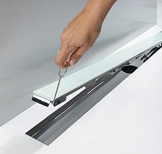 Душевой лоток CeramaLux 74 CL6138-70 с решеткой цвет Сатин / под плитку-8