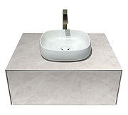 Тумба под раковину LIGRON Лафонтэ 90 Тум Cr Лаф 9002521 подвесная цвет Белла вита-1