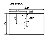 Тумба под раковину LIGRON Лафонтэ 90 Тум Cr Лаф 9002582 подвесная цвет Калакатта нуова-4
