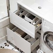 Тумба под раковину Alavann Soft Silver 120 ALV0194002 цвет Белый-1