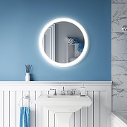 Зеркало Alavann Solis 60 ALV0116001 с подсветкой цвет Белый с сенсорным выключателем-3