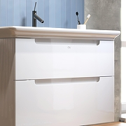 Тумба под раковину Alavann Berta 105 ALV0159005 подвесная цвет Белый-1
