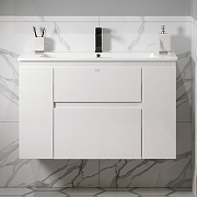 Тумба под раковину Alavann Eva 100 ALV0166001 подвесная цвет Белый