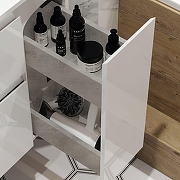 Тумба под раковину Alavann Eva 100 ALV0166001 подвесная цвет Белый-2