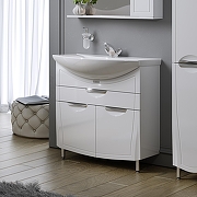 Тумба под раковину Alavann Monaco 80 ALV0186003 цвет Белый