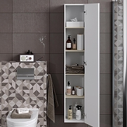 Шкаф пенал Alavann Univers 30 ALV0223001 подвесной цвет Белый-1