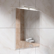 Зеркало Alavann Soft Silver 60 ALV0265000 с подсветкой цвет Серый-1