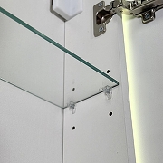 Зеркальный шкаф Alavann Rita 60 ALV0289002 с подсветкой цвет Белый-1