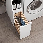 Тумба под раковину Alavann Cosmetic 85 L ALV0702002 цвет Белый-1