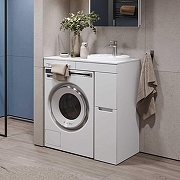 Тумба под раковину Alavann Cosmetic 85 R ALV0702001 цвет Белый-2