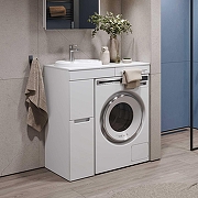 Тумба под раковину Alavann Cosmetic 85 ALV0706001 со столешницей цвет Белый-5