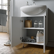 Тумба под раковину Alavann Monaco 55 ALV0712001 цвет Белый-1