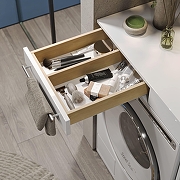 Тумба под раковину Alavann Cosmetic 95 ALV0708001 со столешницей цвет Белый-2