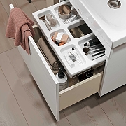 Тумба под раковину Alavann Cosmetic 60 ALV0710001 цвет Белый-3