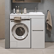 Тумба под раковину Alavann Cosmetic 100 ALV0759001 цвет Белый-2