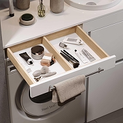 Тумба под раковину Alavann Cosmetic 100 ALV0760001 со столешницей цвет Белый-2