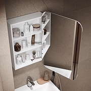 Зеркальный шкаф Alavann Cosmetic 60 ALV0770001 цвет Белый-1