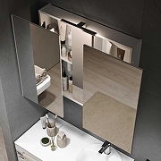 Зеркальный шкаф Alavann Cosmetic 90 ALV0772001 цвет Белый-1