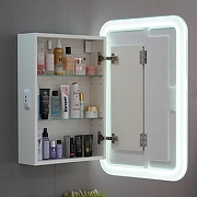 Зеркальный шкаф Alavann Cosmetic Light 60 ALV1041001 с подсветкой цвет Белый-2