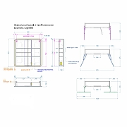 Зеркальный шкаф Alavann Cosmetic Light 80 ALV1042001 с подсветкой цвет Белый-4