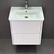 Тумба под раковину Alavann Wave 60 ALV1117001 подвесная цвет Белый-2