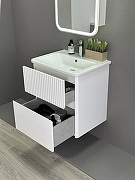 Тумба под раковину Alavann Wave 60 ALV1117001 подвесная цвет Белый-4